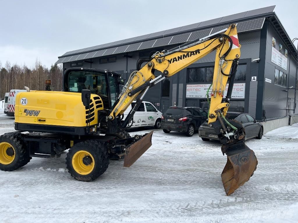Yanmar B 95 W Ekskavatori uz riteņiem