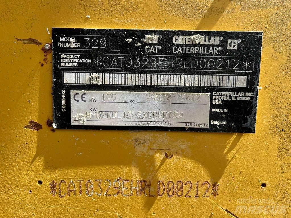 CAT 329 E LN Kāpurķēžu ekskavatori