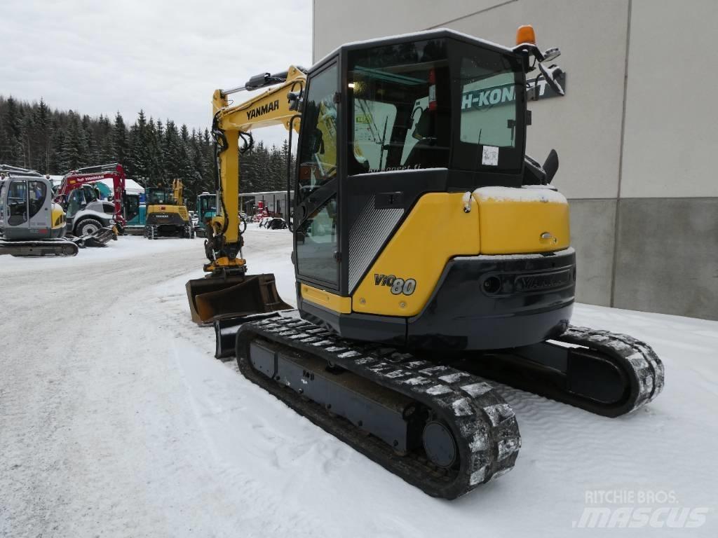Yanmar Vio 80-1A Vidēja lieluma ekskavatori 7 t - 12 t
