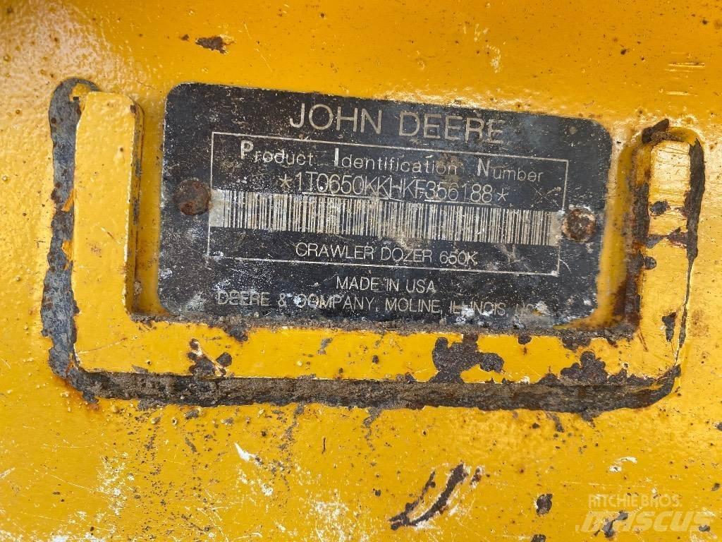 DEERE 650K LGP Kāpurķēžu buldozeri