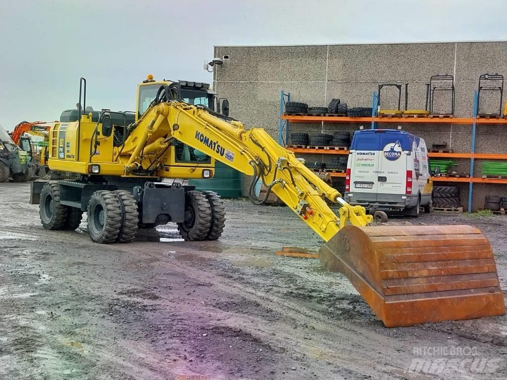 Komatsu PW148-8 Ekskavatori uz riteņiem
