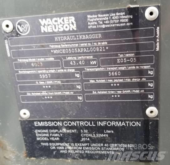 Wacker Neuson 6003 Kāpurķēžu ekskavatori