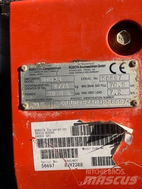 Kubota U 48-4 Mini ekskavatori < 7 t
