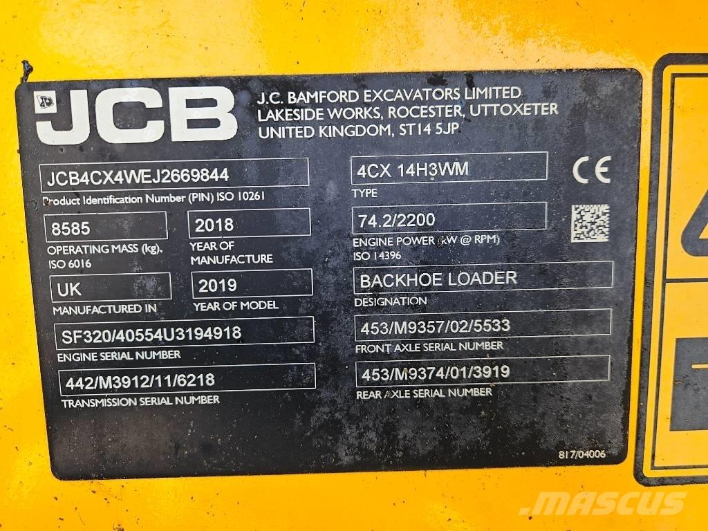 JCB 4 CX Eco Ekskavatori-iekrāvēji