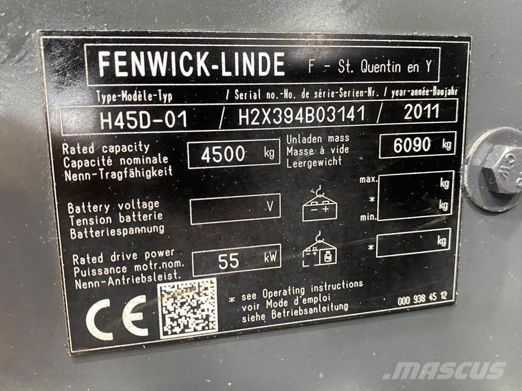 Linde H45D-01 Tehnika ar dīzeļa dzinēju