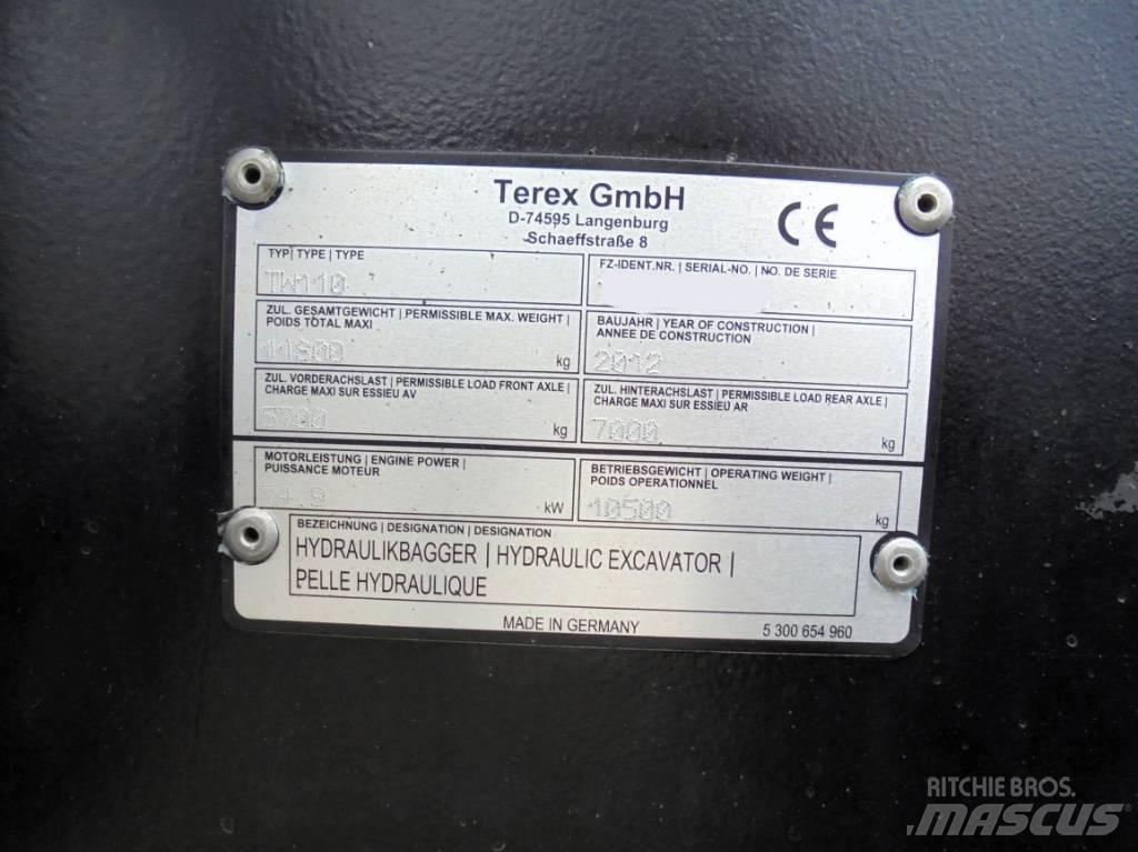 Terex Schaeff TW 110 Ekskavatori uz riteņiem