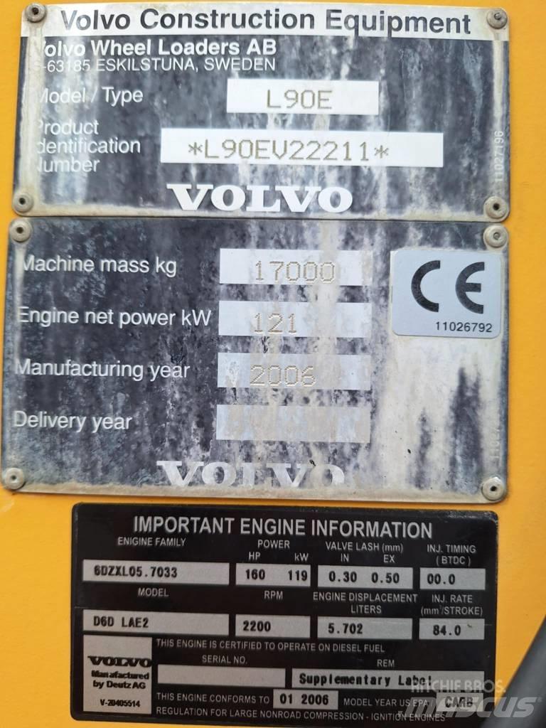 Volvo L 90 E Iekrāvēji uz riteņiem