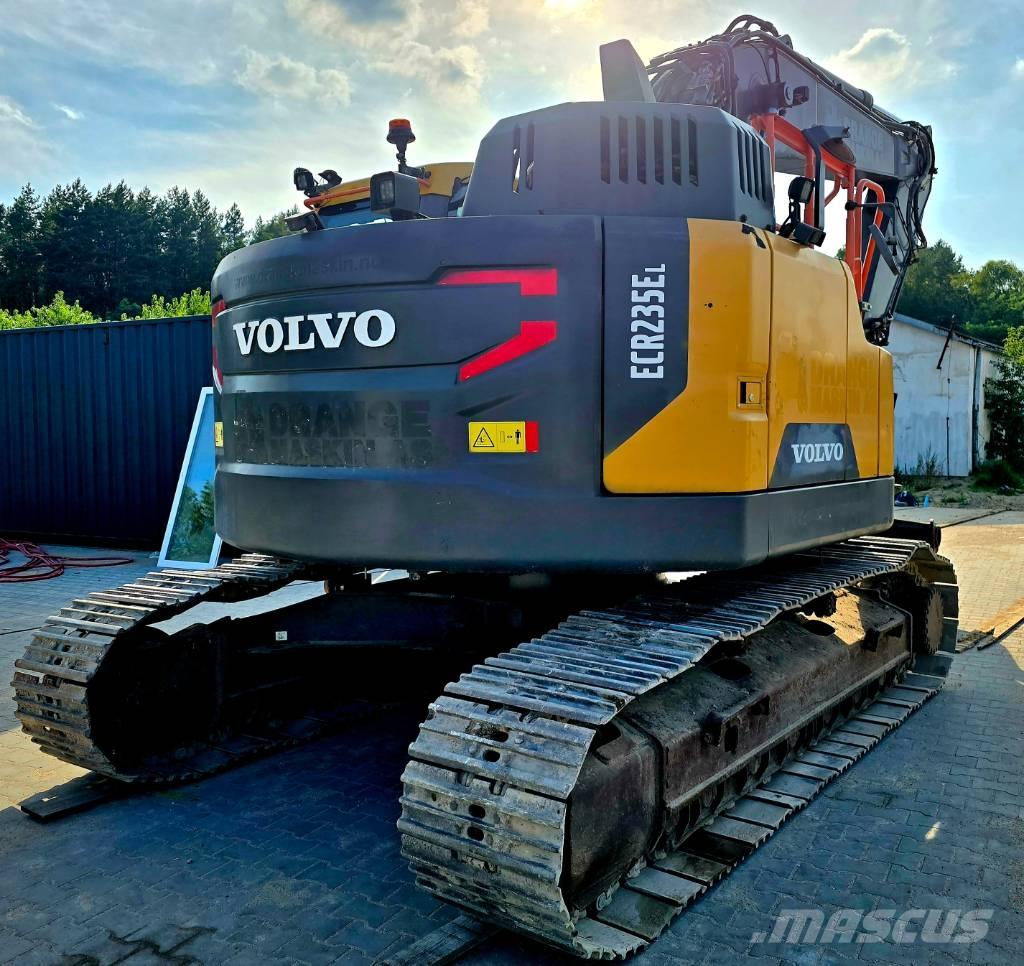 Volvo ECR 235 EL Kāpurķēžu ekskavatori