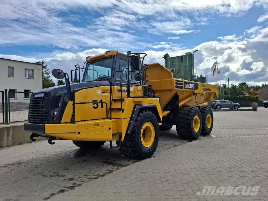 Komatsu HM 300 Artikulētie pašizgāzēji