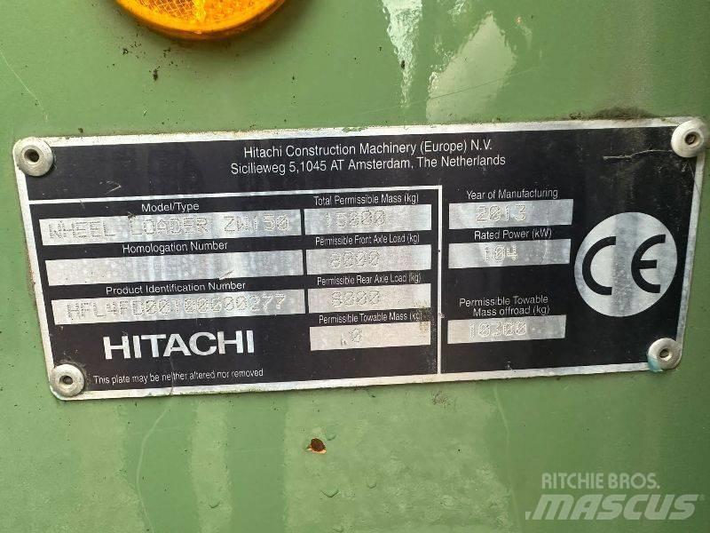 Hitachi ZW 150 Iekrāvēji uz riteņiem