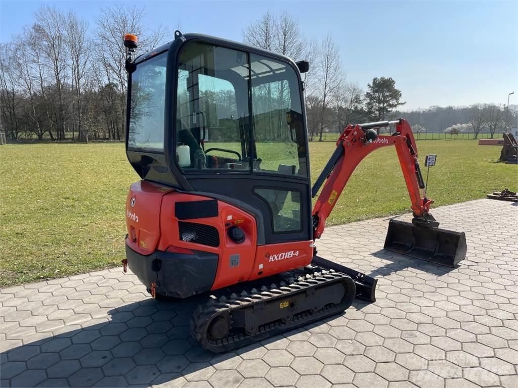 Kubota KX18-4 Mini ekskavatori < 7 t