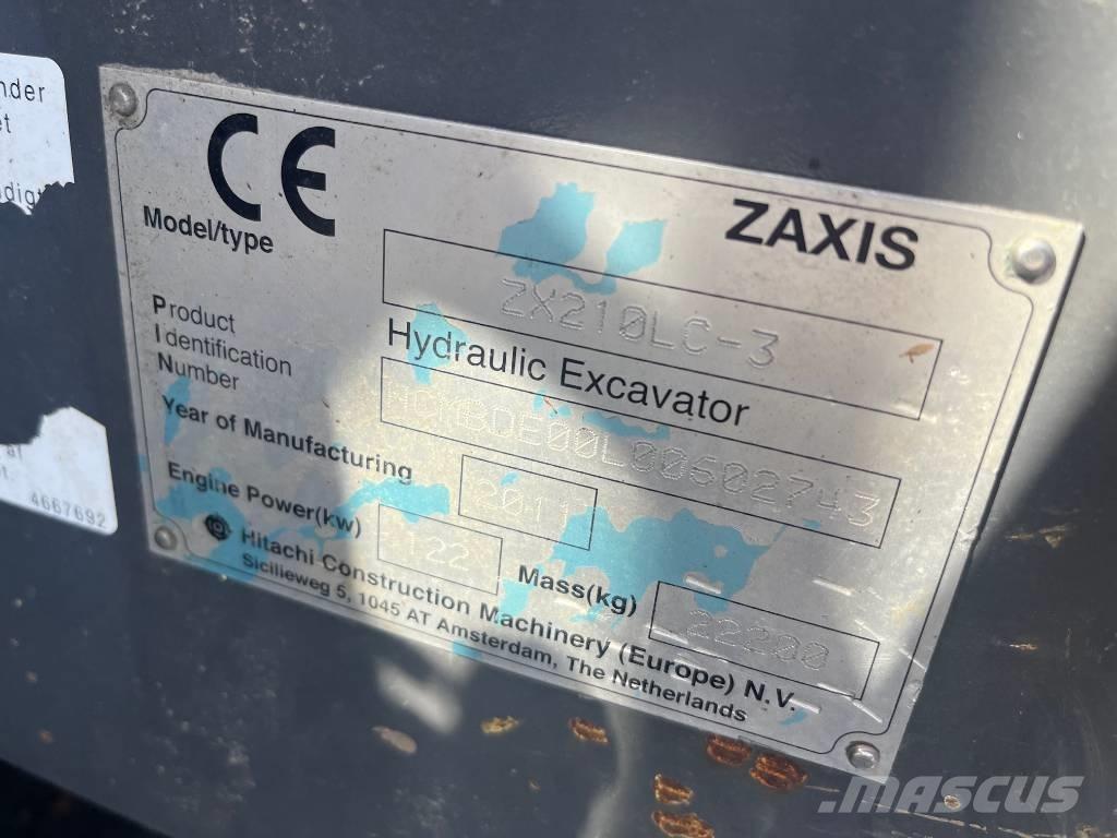 Hitachi ZX 210 LC-3 Kāpurķēžu ekskavatori