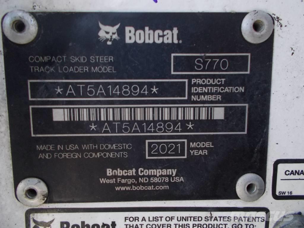 Bobcat S770 Lietoti riteņu kompaktiekrāvēji