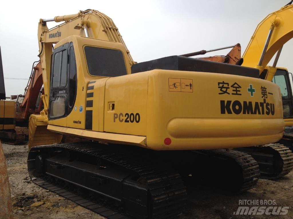 Komatsu PC200-6 Kāpurķēžu ekskavatori