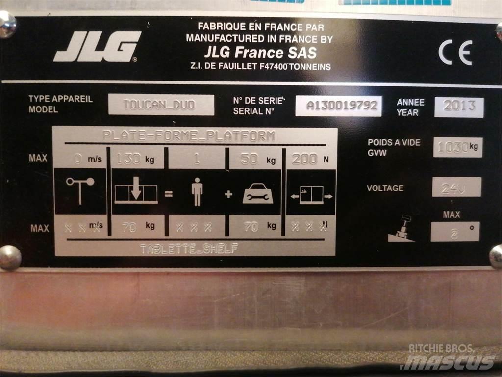 JLG TOUCAN DUO Citi pacēlāji un platformas
