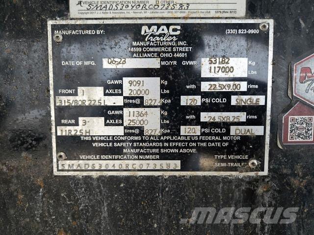MAC END DUMP Citas piekabes