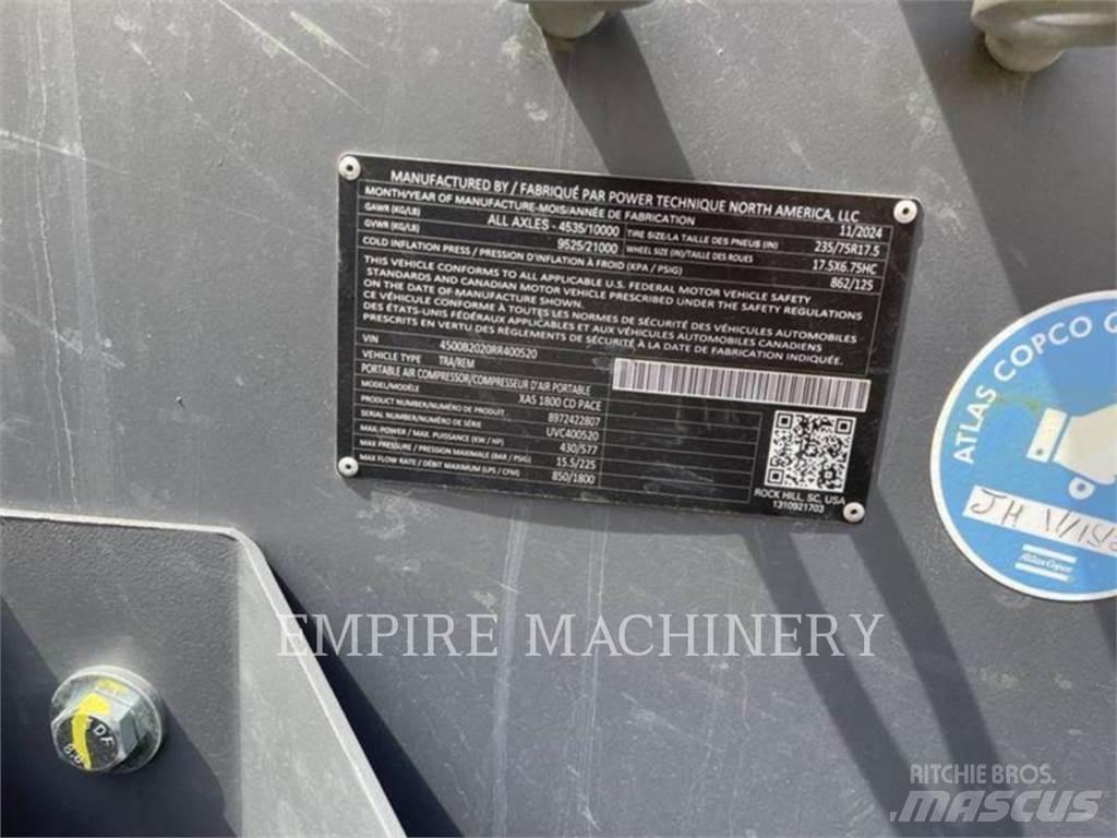 Atlas Copco XAS1800CD Kompresori