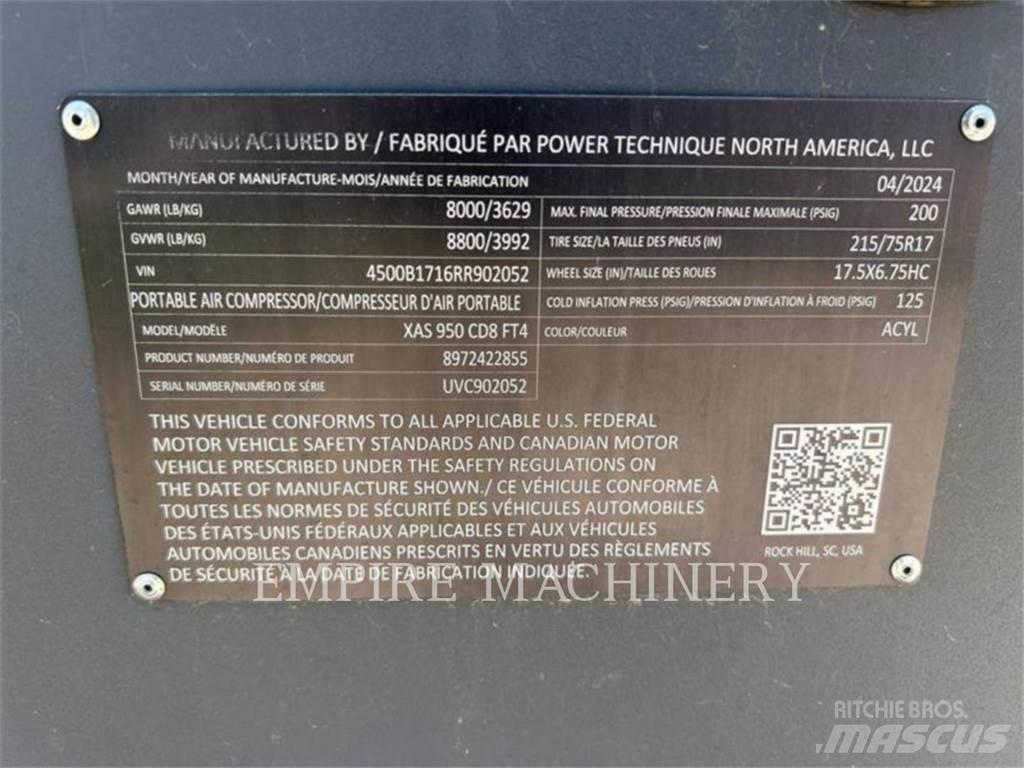 Atlas Copco XAS950CD Kompresori