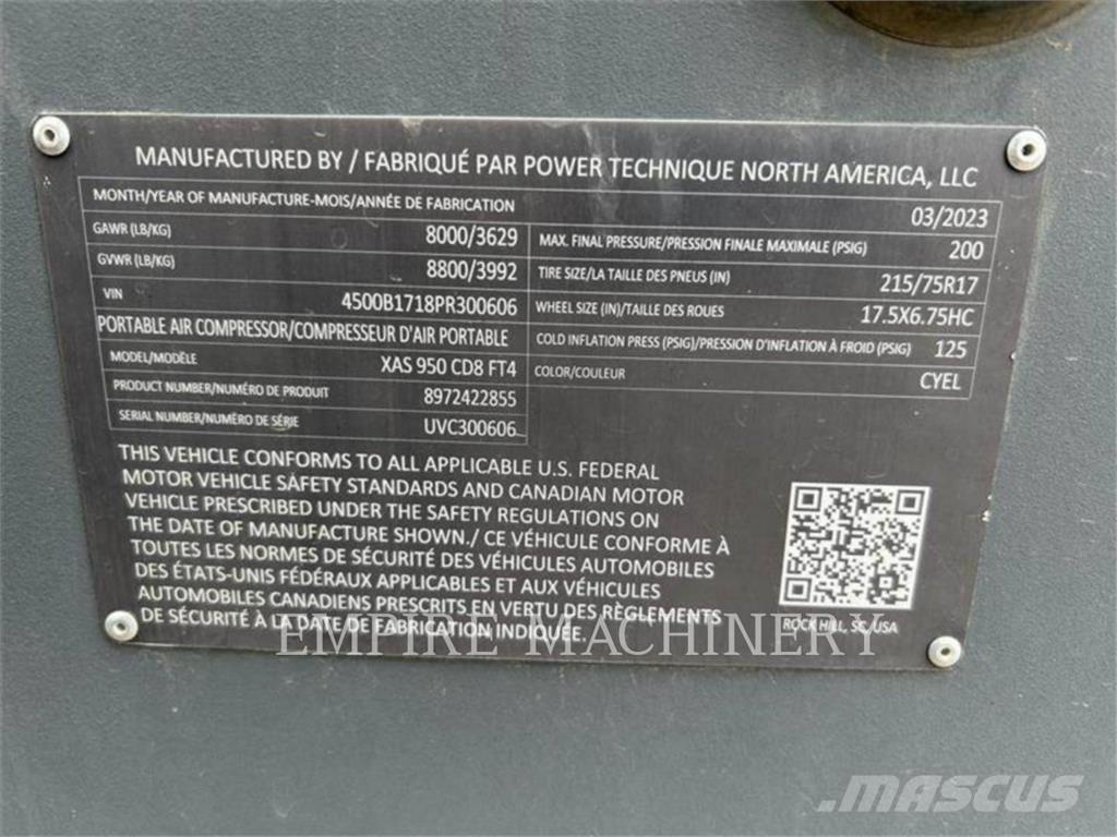 Atlas Copco XAS950CD Kompresori