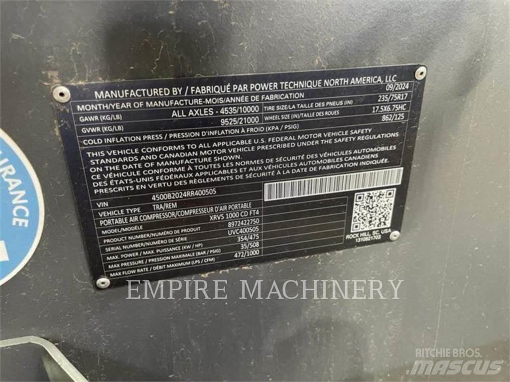 Atlas Copco XRVS1000CD Kompresori