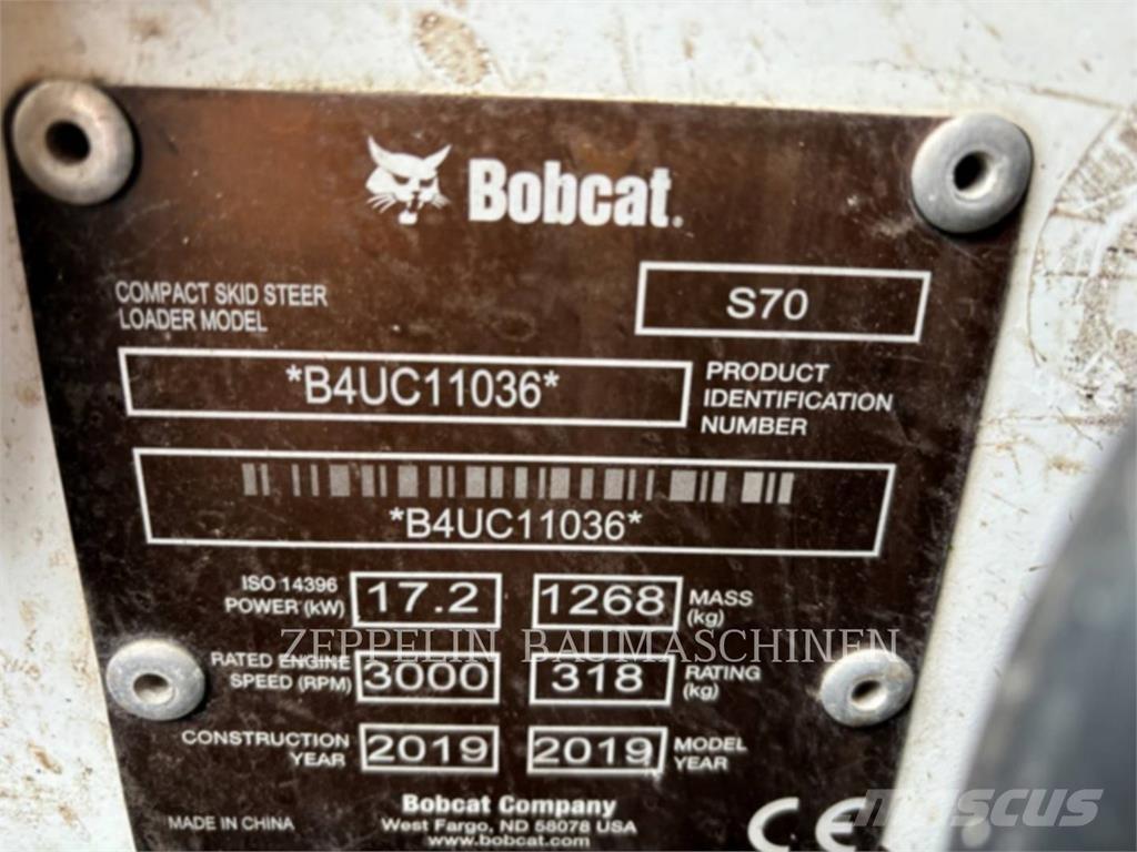 Bobcat S70 Lietoti riteņu kompaktiekrāvēji