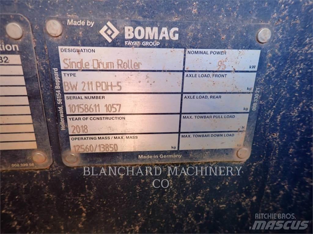Bomag BW211PHD-5 Augsnes blīvētāji