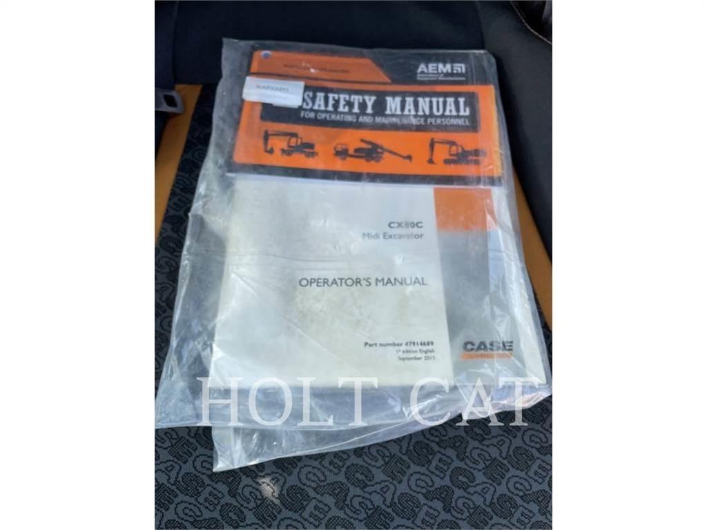 CASE CX80C Kāpurķēžu ekskavatori