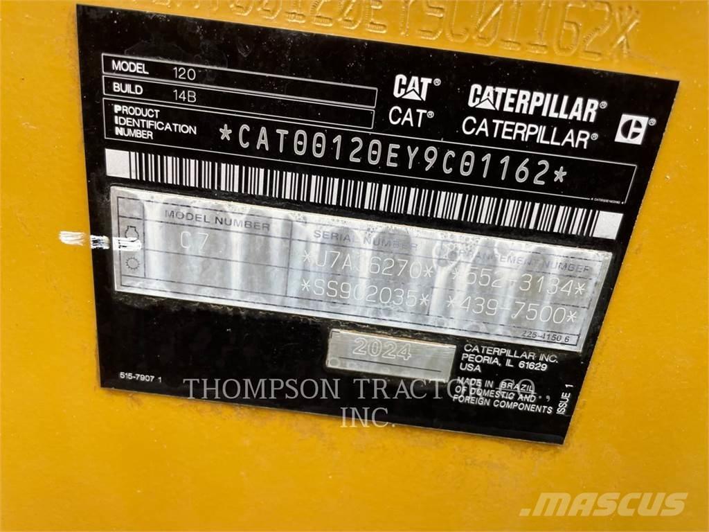 CAT 120 Greideri