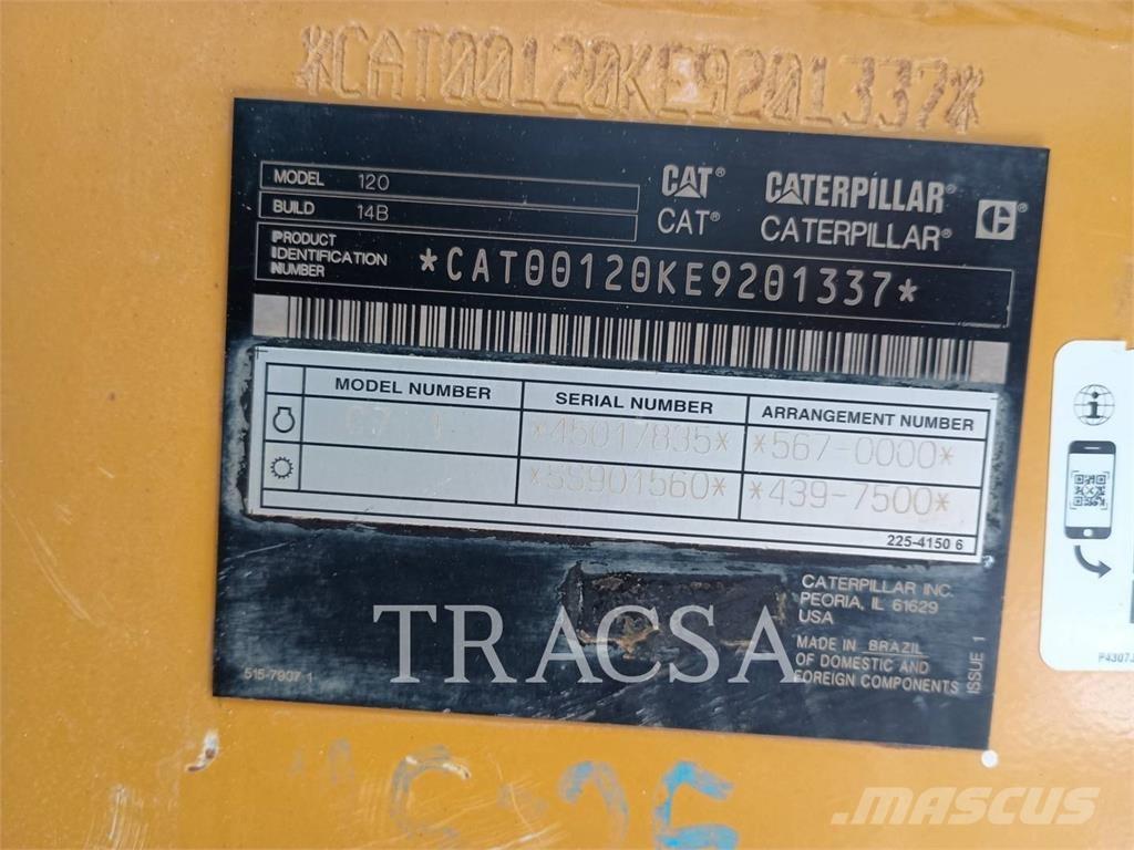 CAT 120 Greideri