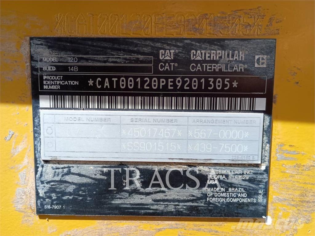 CAT 120 Greideri