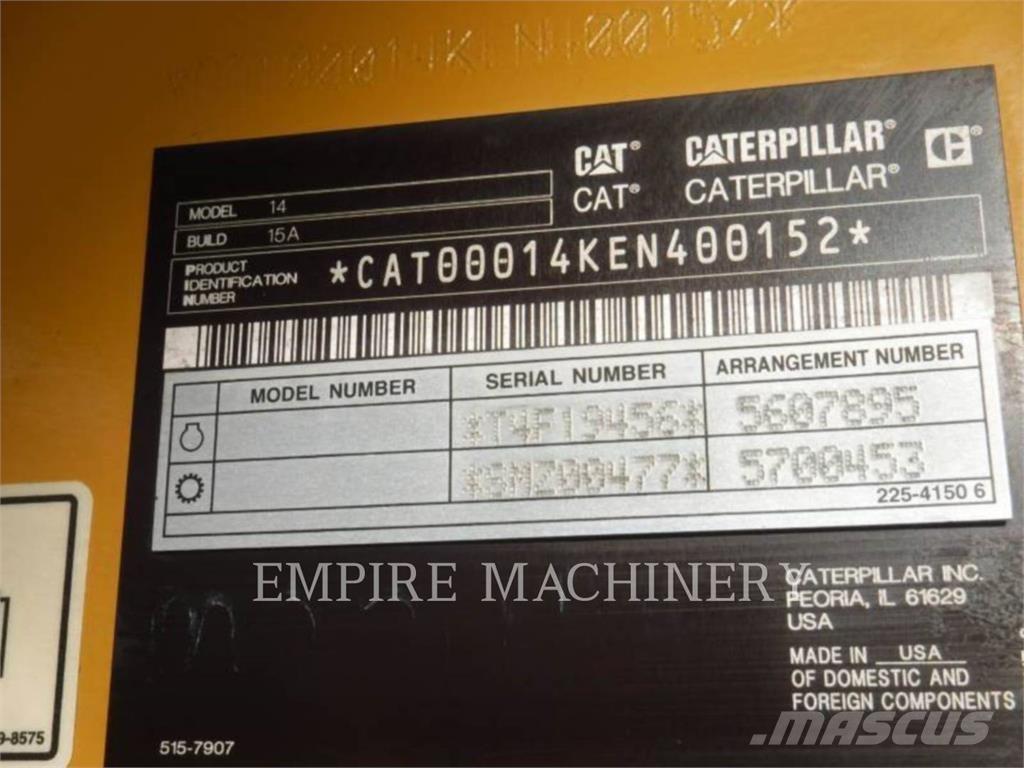 CAT 14-15 Greideri