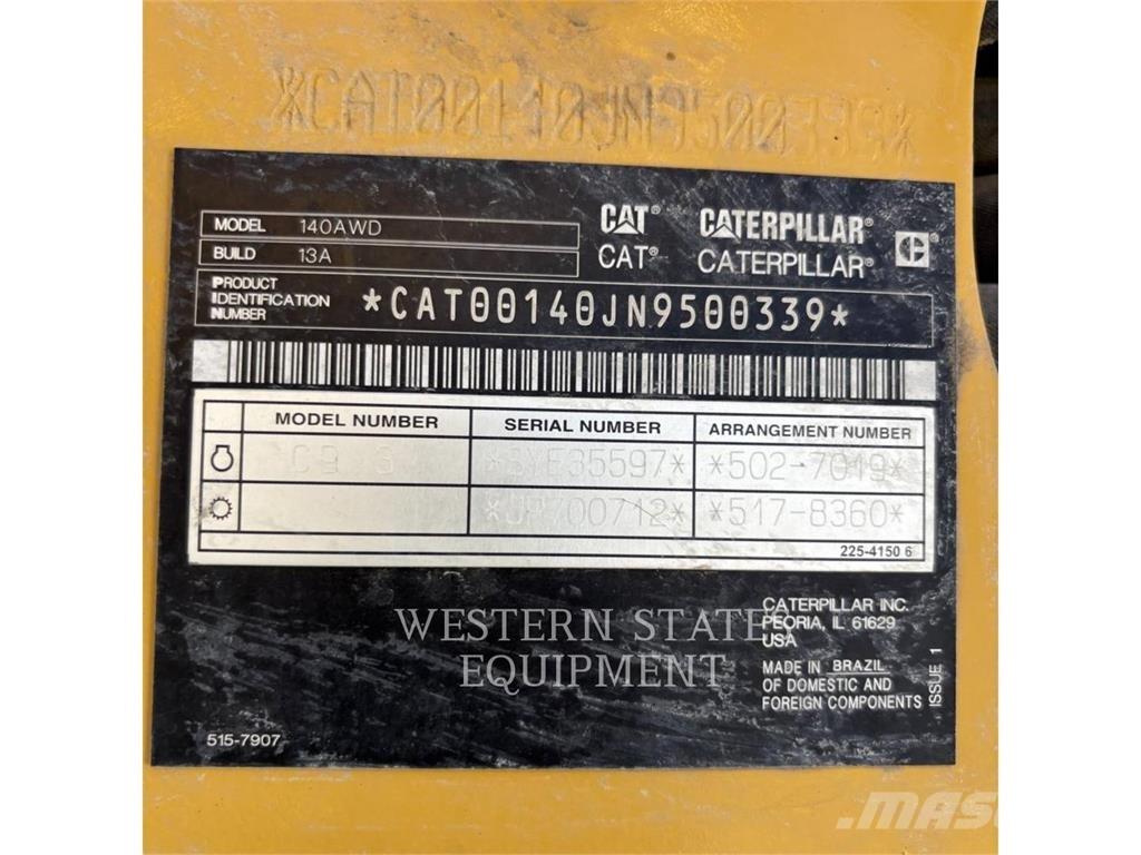 CAT 140 Greideri