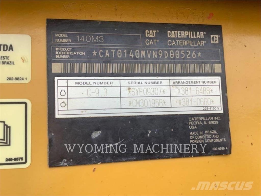 CAT 140M3 Greideri