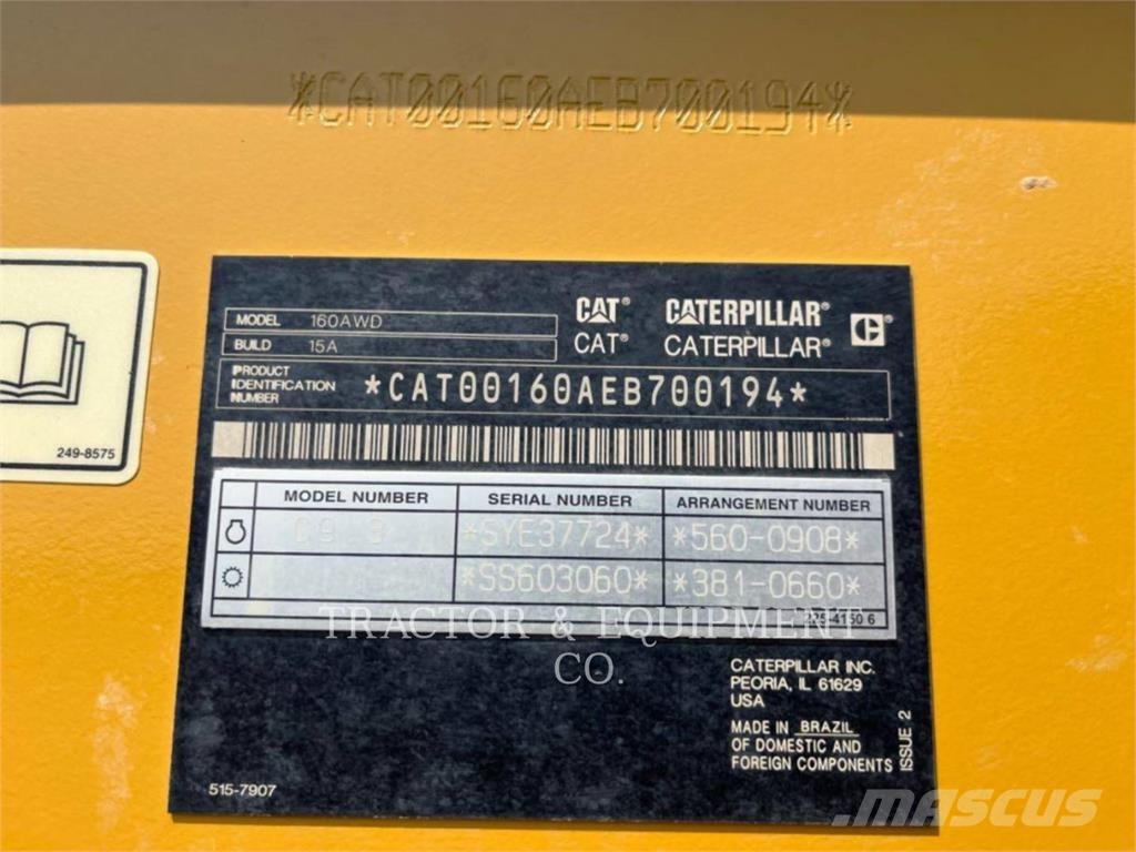 CAT 160 AWD Greideri