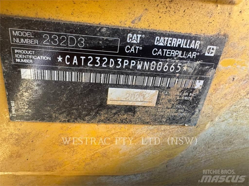 CAT 232D3LRC Lietoti riteņu kompaktiekrāvēji
