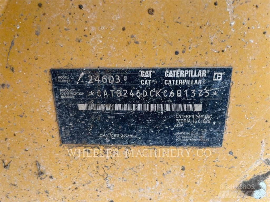 CAT 246D3 C3H2 Lietoti riteņu kompaktiekrāvēji