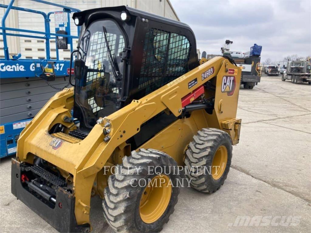 CAT 246D3XPS2C Lietoti riteņu kompaktiekrāvēji