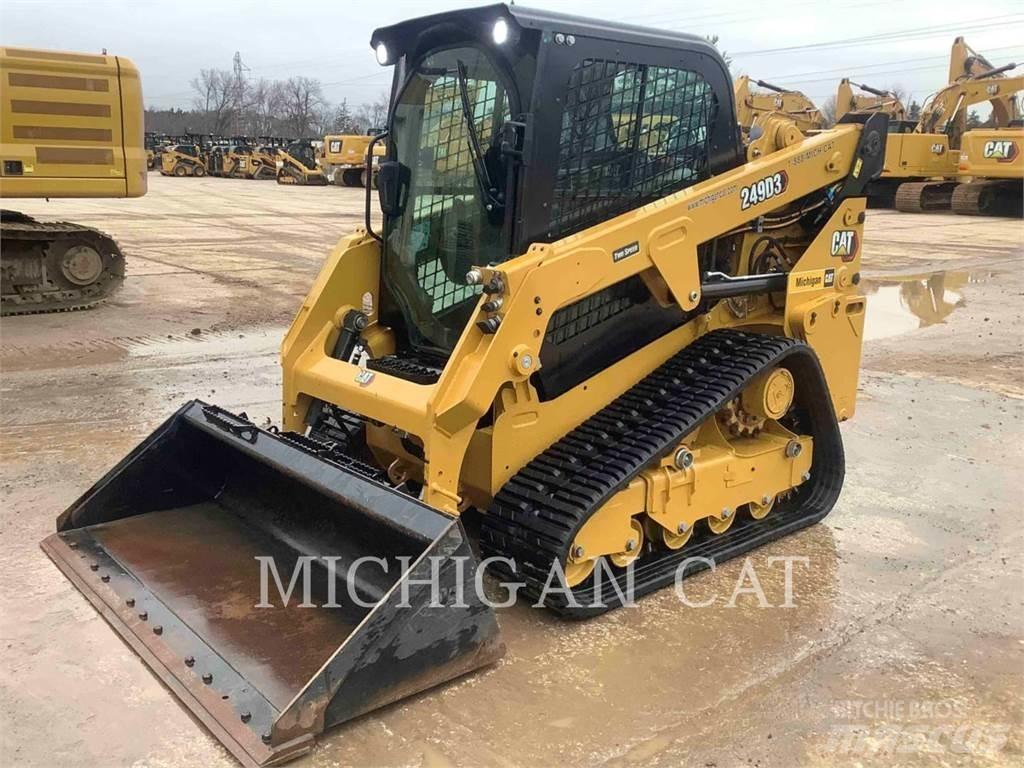 CAT 249D3 AQB Lietoti riteņu kompaktiekrāvēji