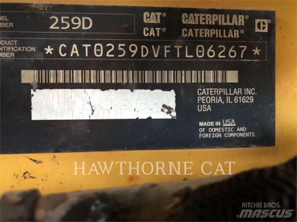 CAT 259D Kāpurķēžu iekrāvēji
