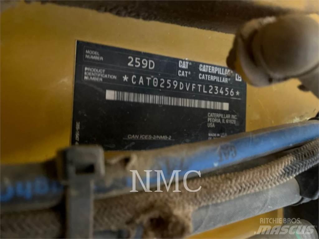 CAT 259D Lietoti riteņu kompaktiekrāvēji