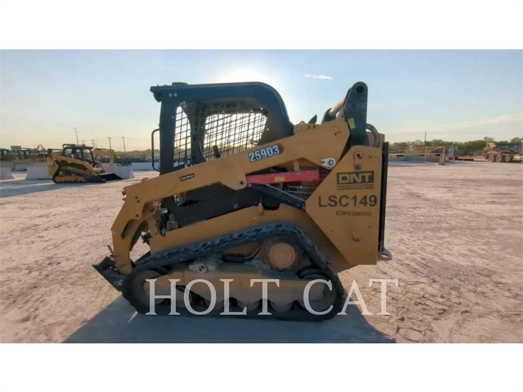 CAT 259D Lietoti riteņu kompaktiekrāvēji