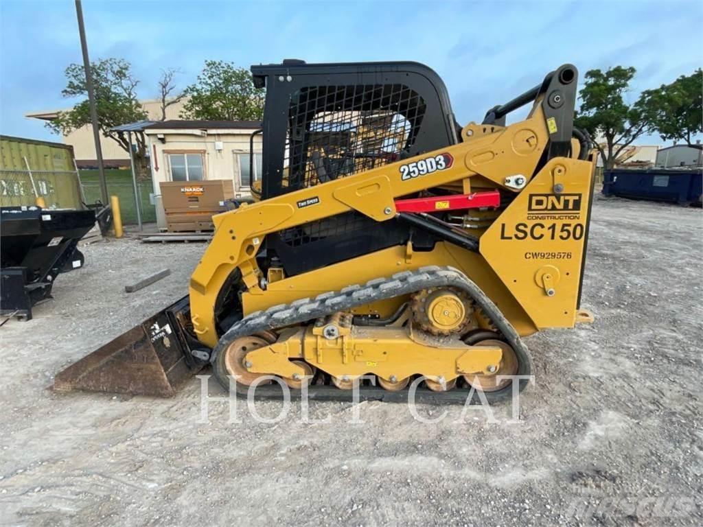 CAT 259D Lietoti riteņu kompaktiekrāvēji