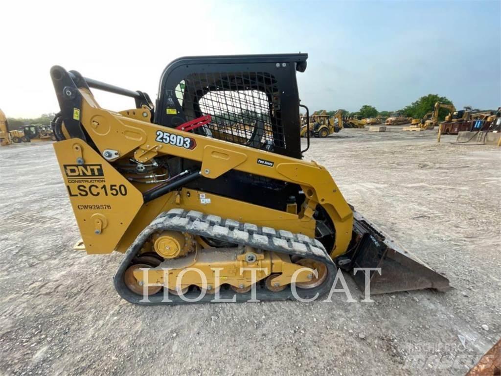 CAT 259D Lietoti riteņu kompaktiekrāvēji