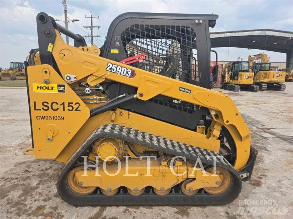 CAT 259D Lietoti riteņu kompaktiekrāvēji