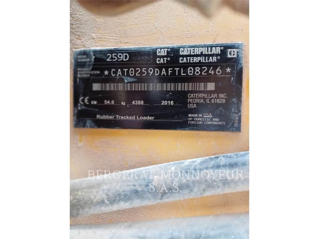 CAT 259D Kāpurķēžu iekrāvēji