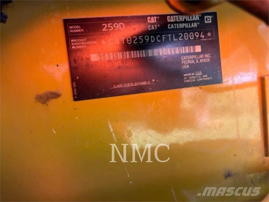 CAT 259D Lietoti riteņu kompaktiekrāvēji