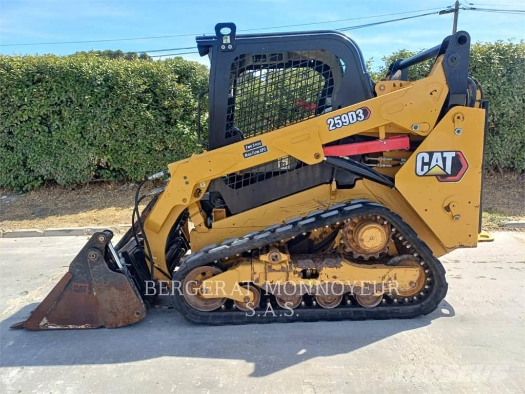 CAT 259D Kāpurķēžu iekrāvēji