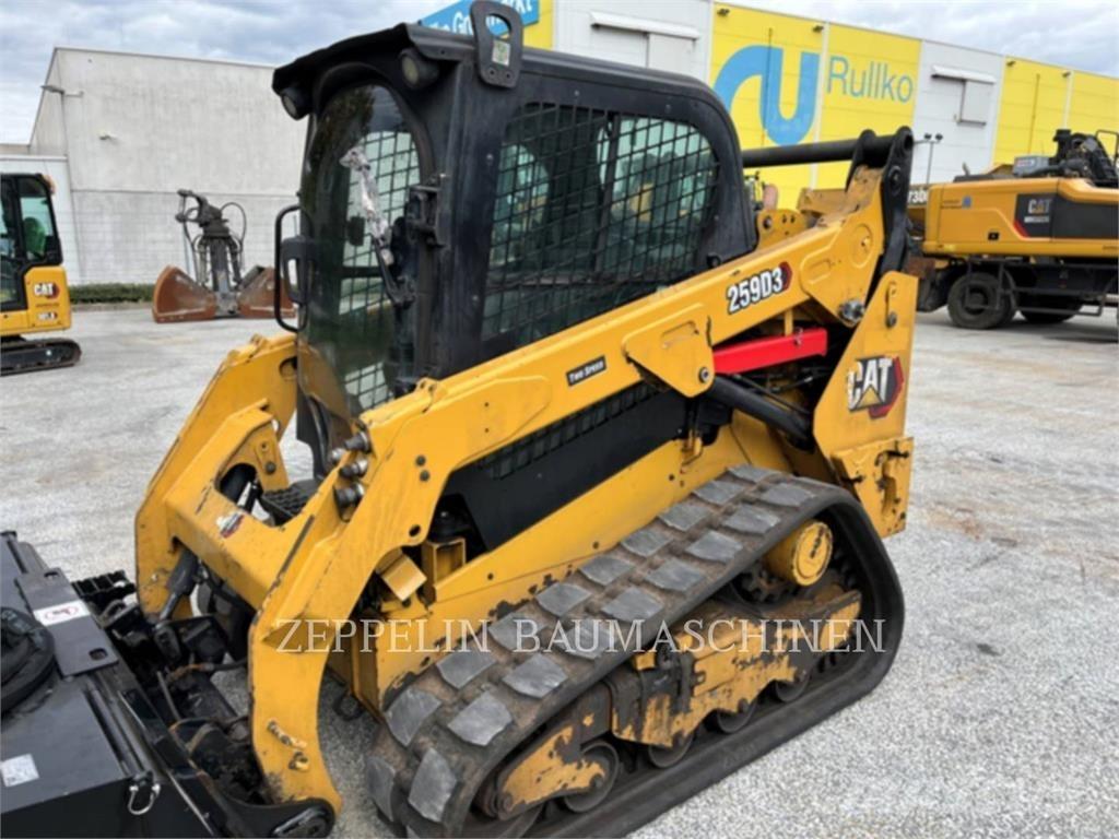 CAT 259D Lietoti riteņu kompaktiekrāvēji