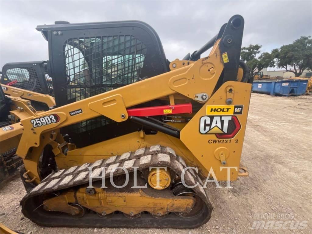 CAT 259D CAB Lietoti riteņu kompaktiekrāvēji