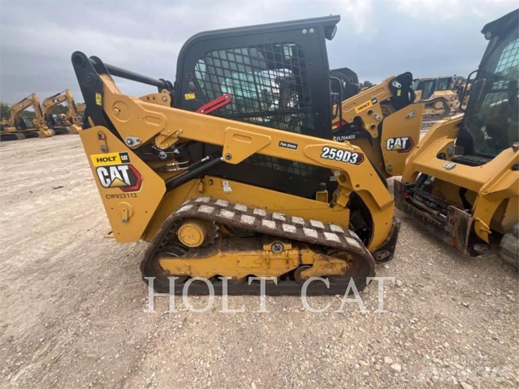CAT 259D CAB Lietoti riteņu kompaktiekrāvēji
